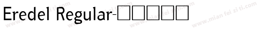 Eredel Regular字体转换